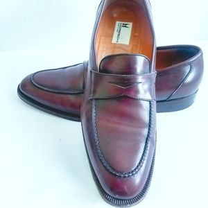 Moreschi burgundy slip-on
